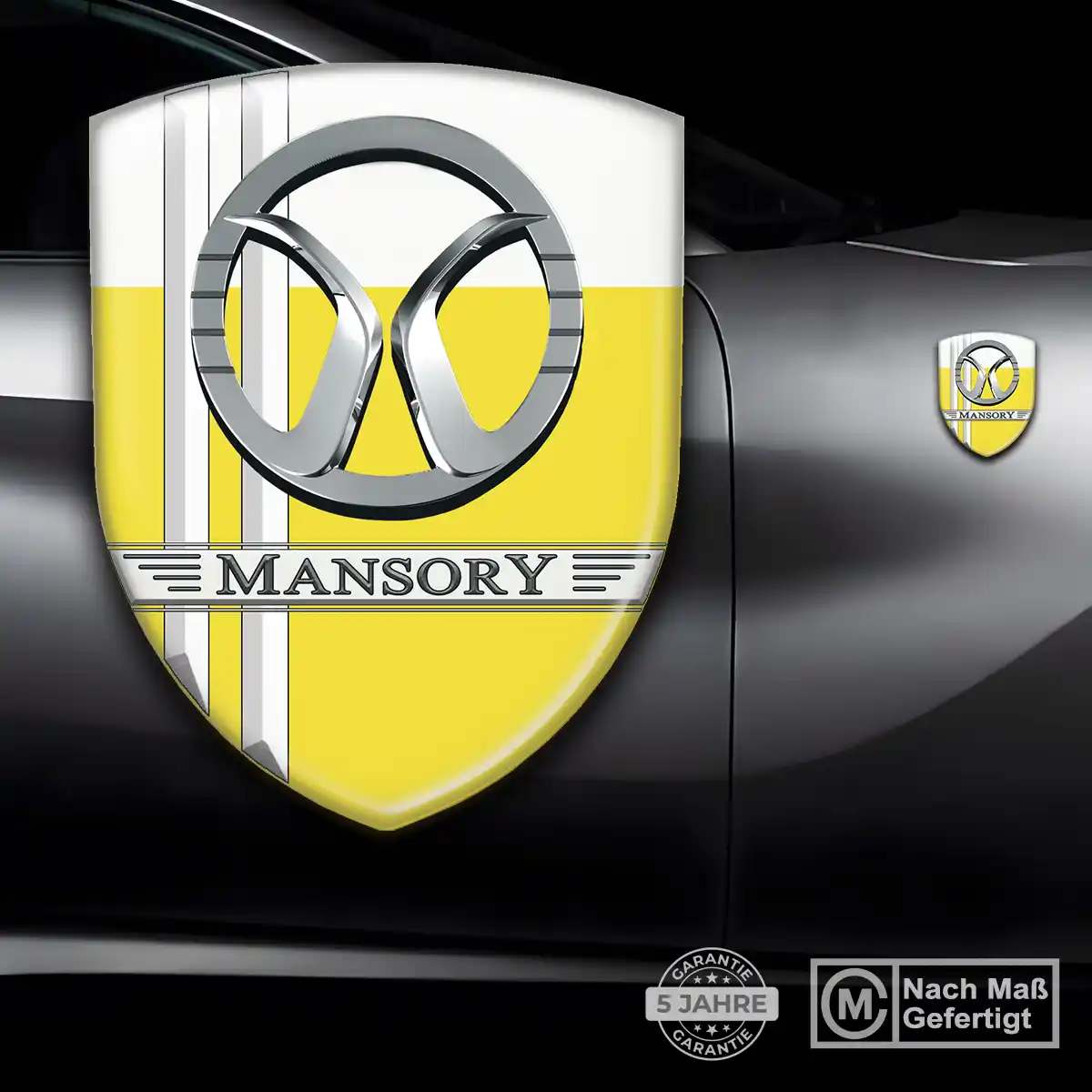 Mansory Silikon Aufkleber Embleme Exterieurdesign
