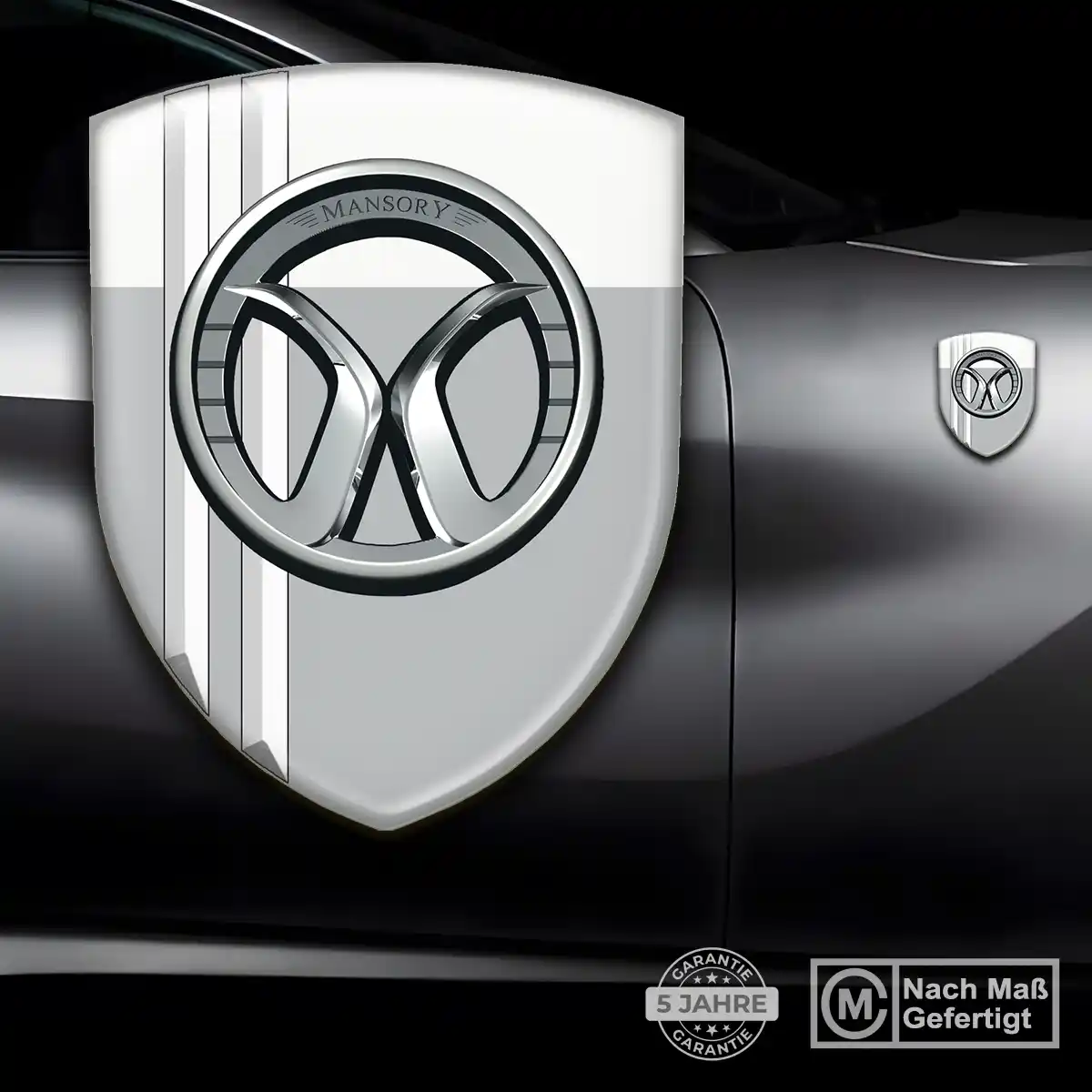 Mansory Silikon Aufkleber Embleme Limitierte Auflage