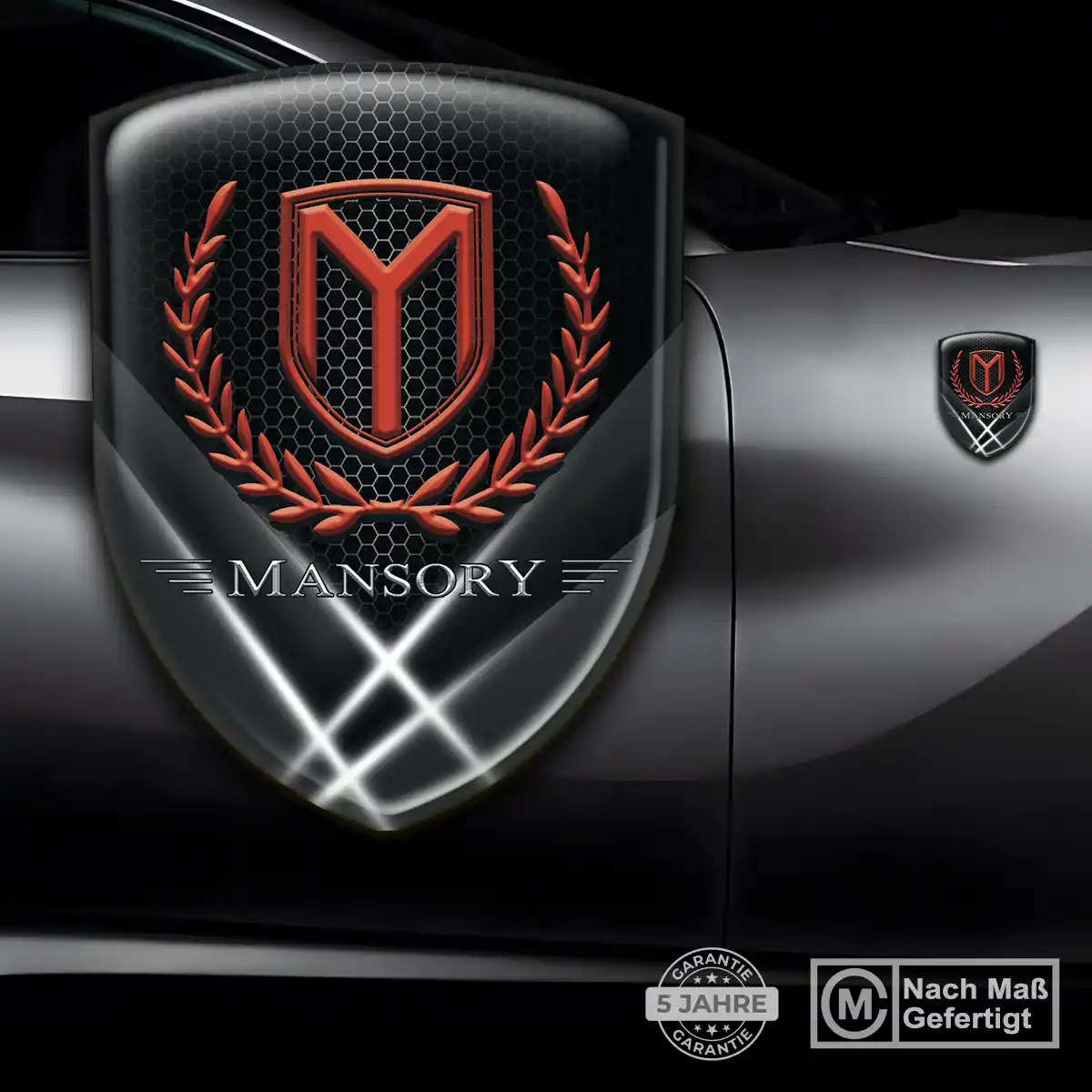 Mansory Silikon Aufkleber Embleme Luxus-Edition