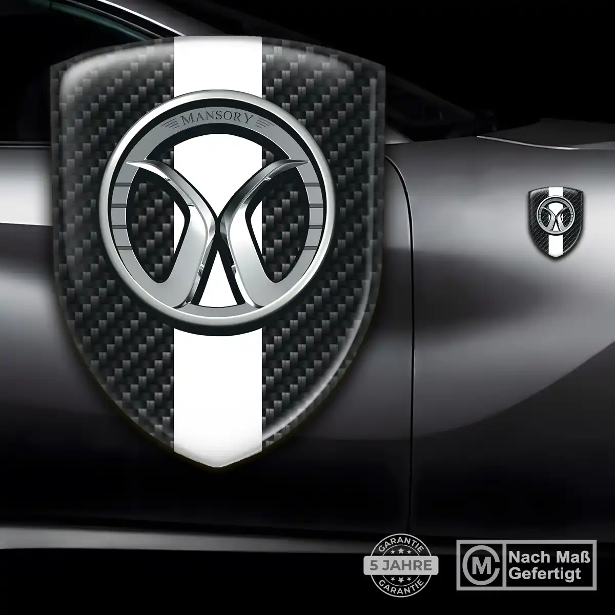 Mansory Silikon Aufkleber Stilvolles Design