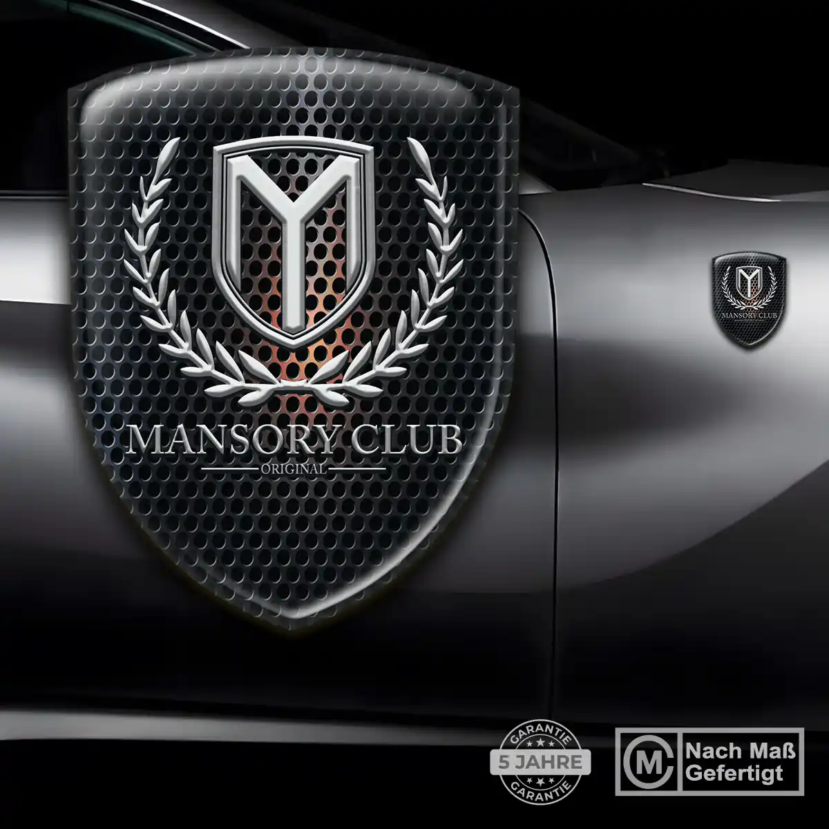 Mansory Silikon Aufkleber Wappen Auto Hohe Qualität