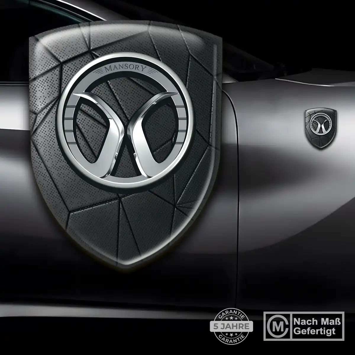 Mansory Silikon Aufkleber Wappen Auto Limitierte Auflage
