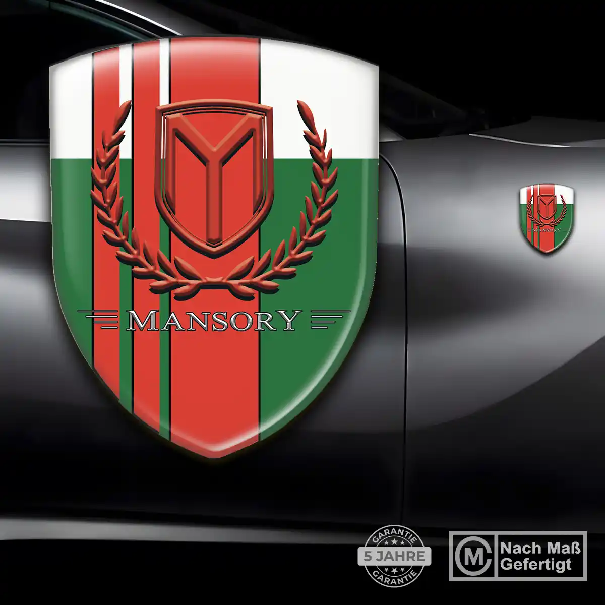 Mansory Silikon Aufkleber Wappen Hohe Qualität