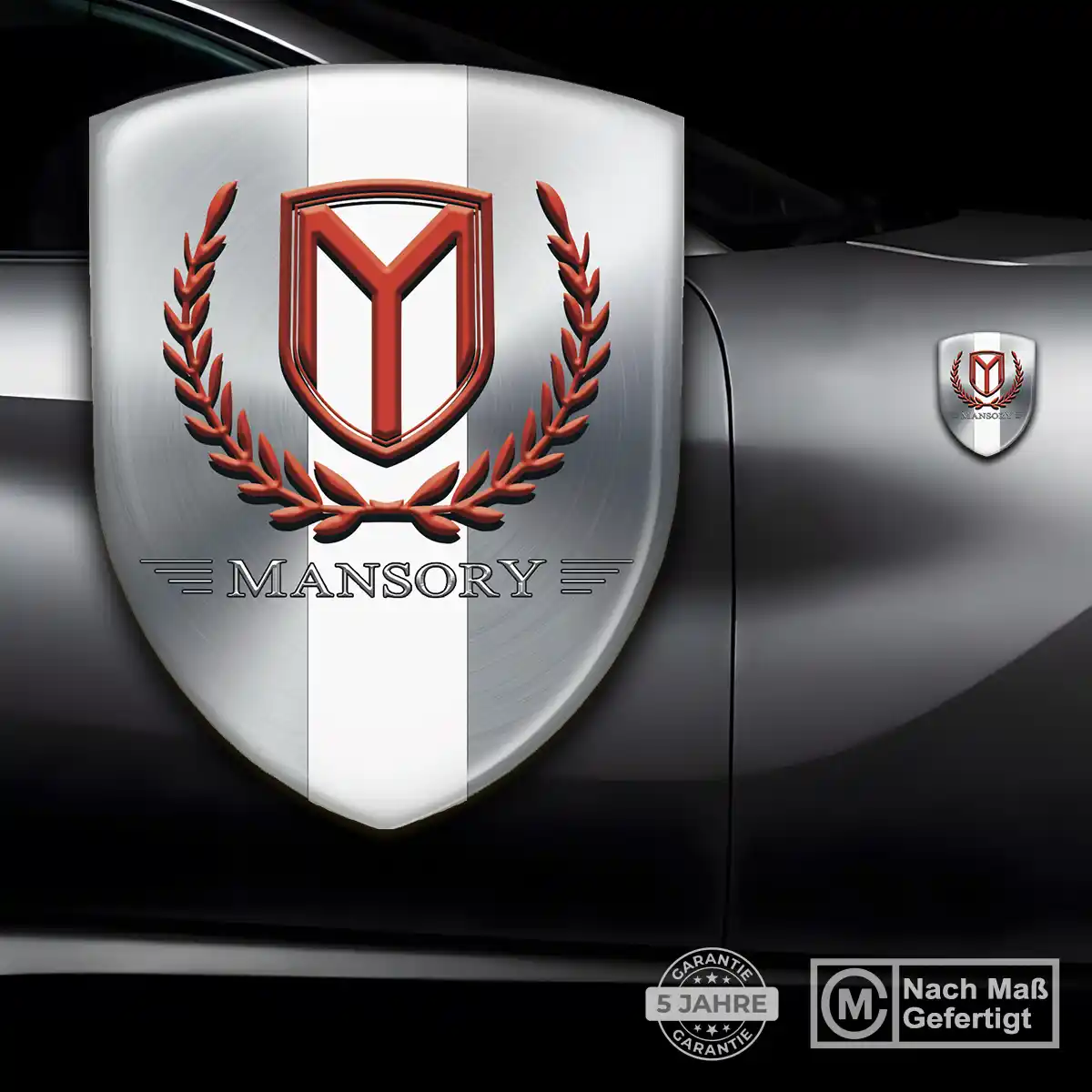 Mansory Silikon Aufkleber Wappen Limitierte Auflage