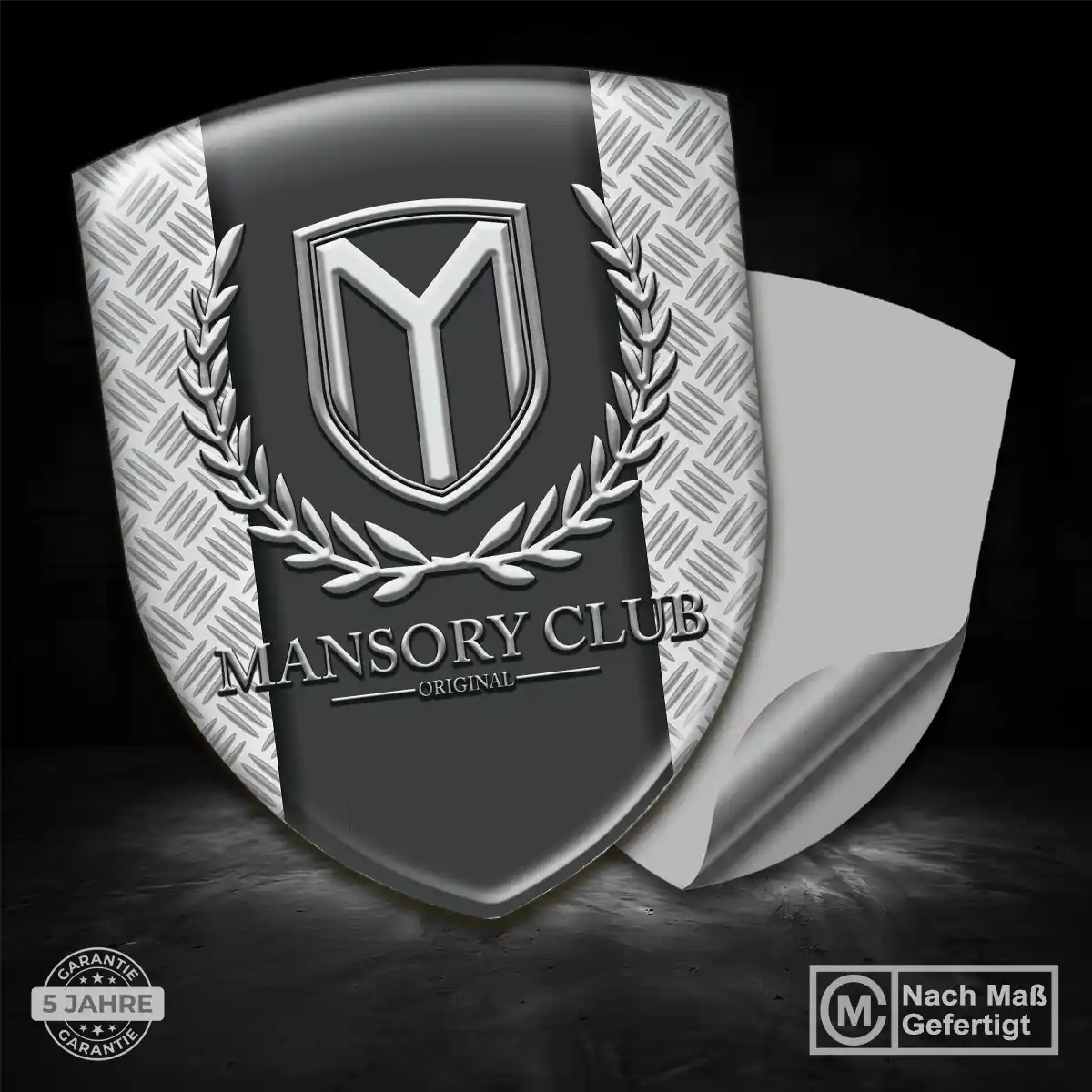 Mansory Silikon Aufkleber Wappen Luxus-Edition