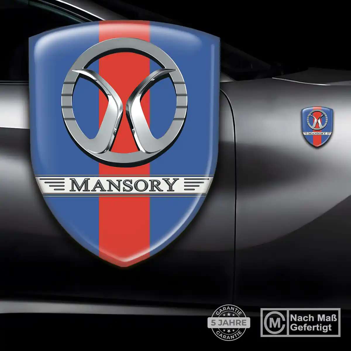 Mansory Wappen Aufkleber Auto Edles Design