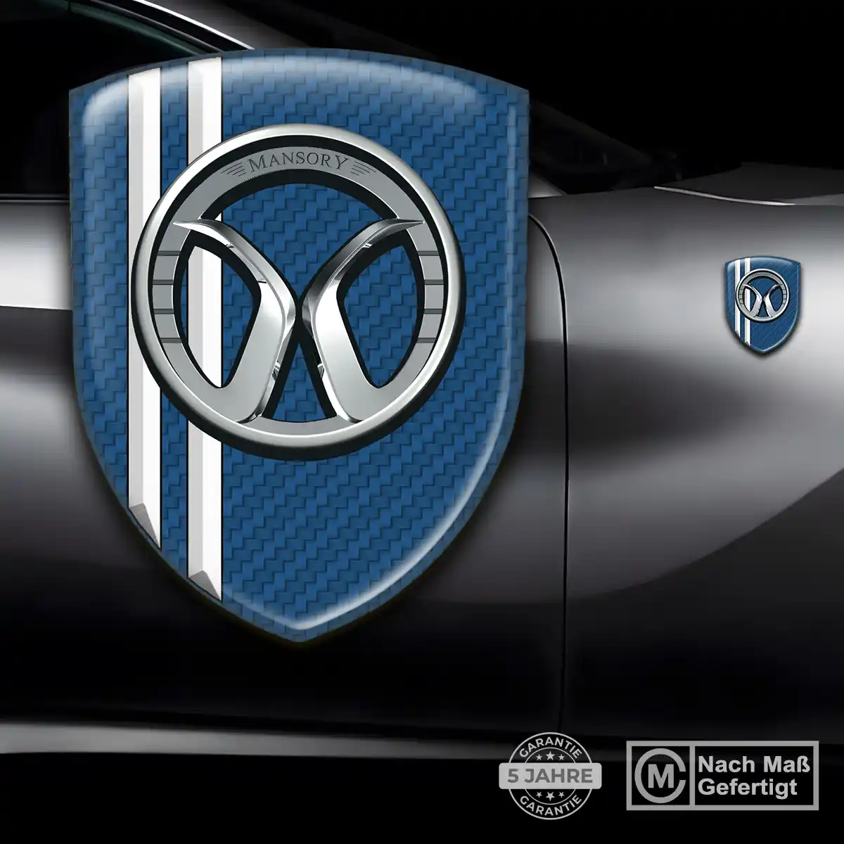 Mansory Wappen Aufkleber Auto Elegantes Design