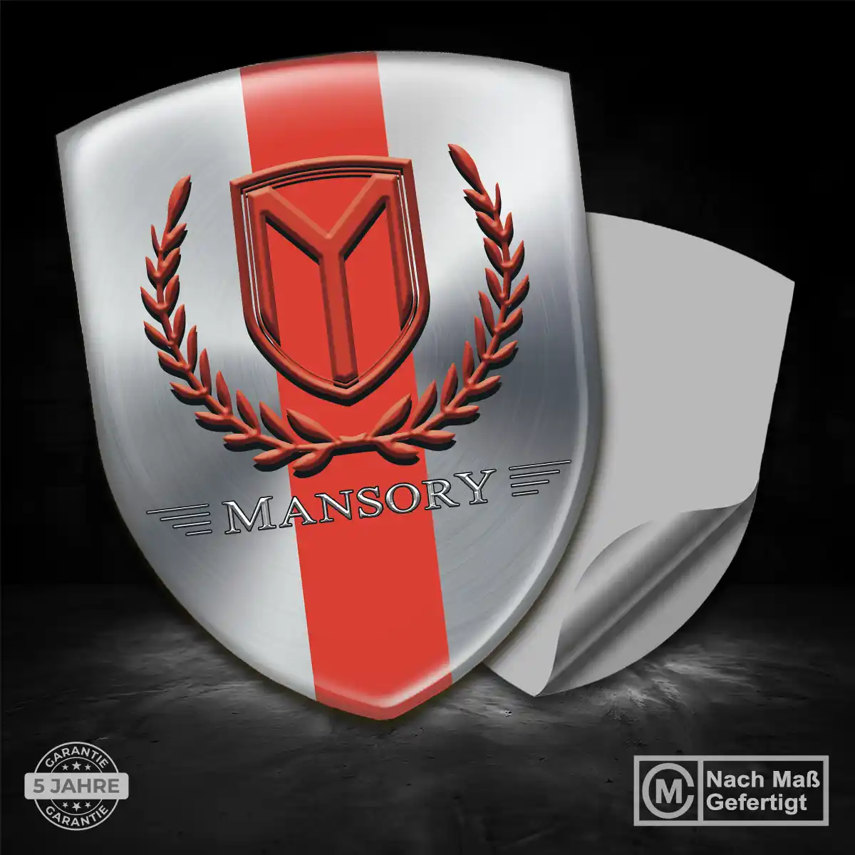 Mansory Wappen Aufkleber Auto Interieurdesign