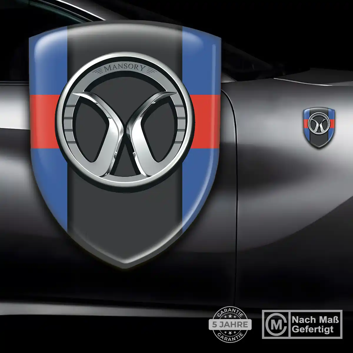 Mansory Wappen Aufkleber Auto Limitierte Auflage
