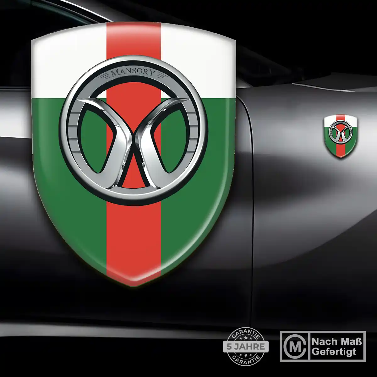 Mansory Wappen Aufkleber Auto Luxus-Edition