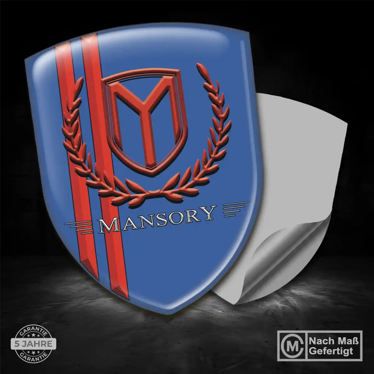 Mansory Wappen Aufkleber Auto Markenedition
