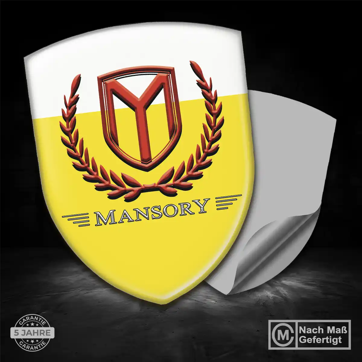Mansory Wappen Aufkleber Auto Stilvolles Design