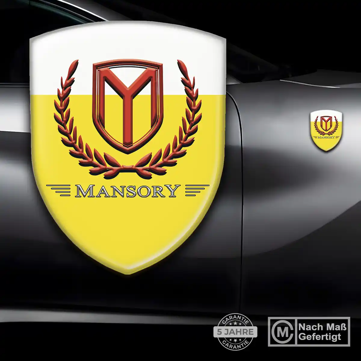 Mansory Wappen Aufkleber Auto Stilvolles Design