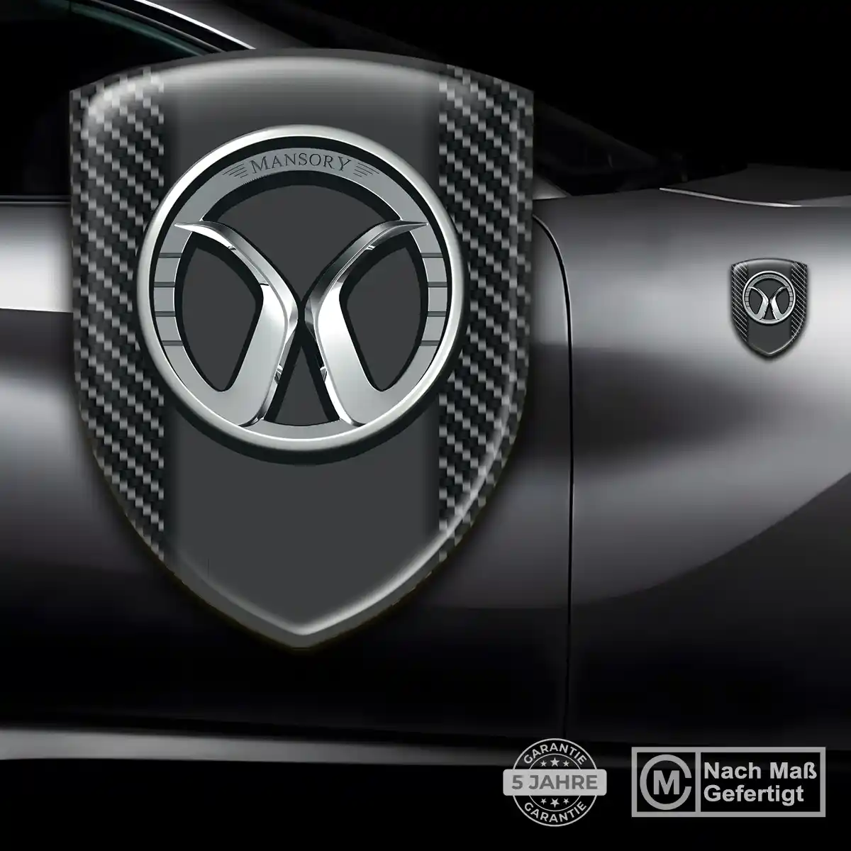 Mansory Wappen Aufkleber Elegantes Design
