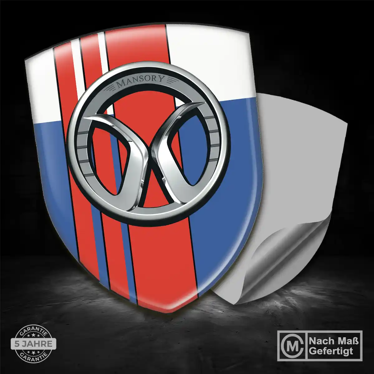 Mansory Wappen Aufkleber Emblem Auto Elegantes Design