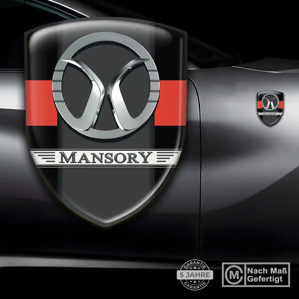 Mansory Wappen Aufkleber Emblem Auto Exterieurdesign