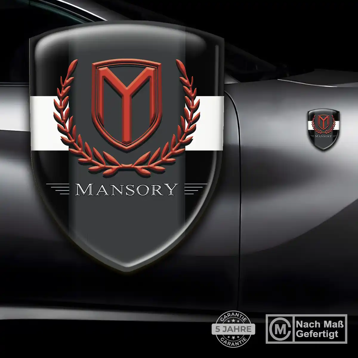Mansory Wappen Aufkleber Emblem Auto Limitierte Auflage