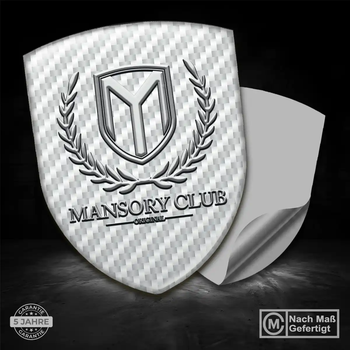 Mansory Wappen Aufkleber Emblem Auto Premium-Edition