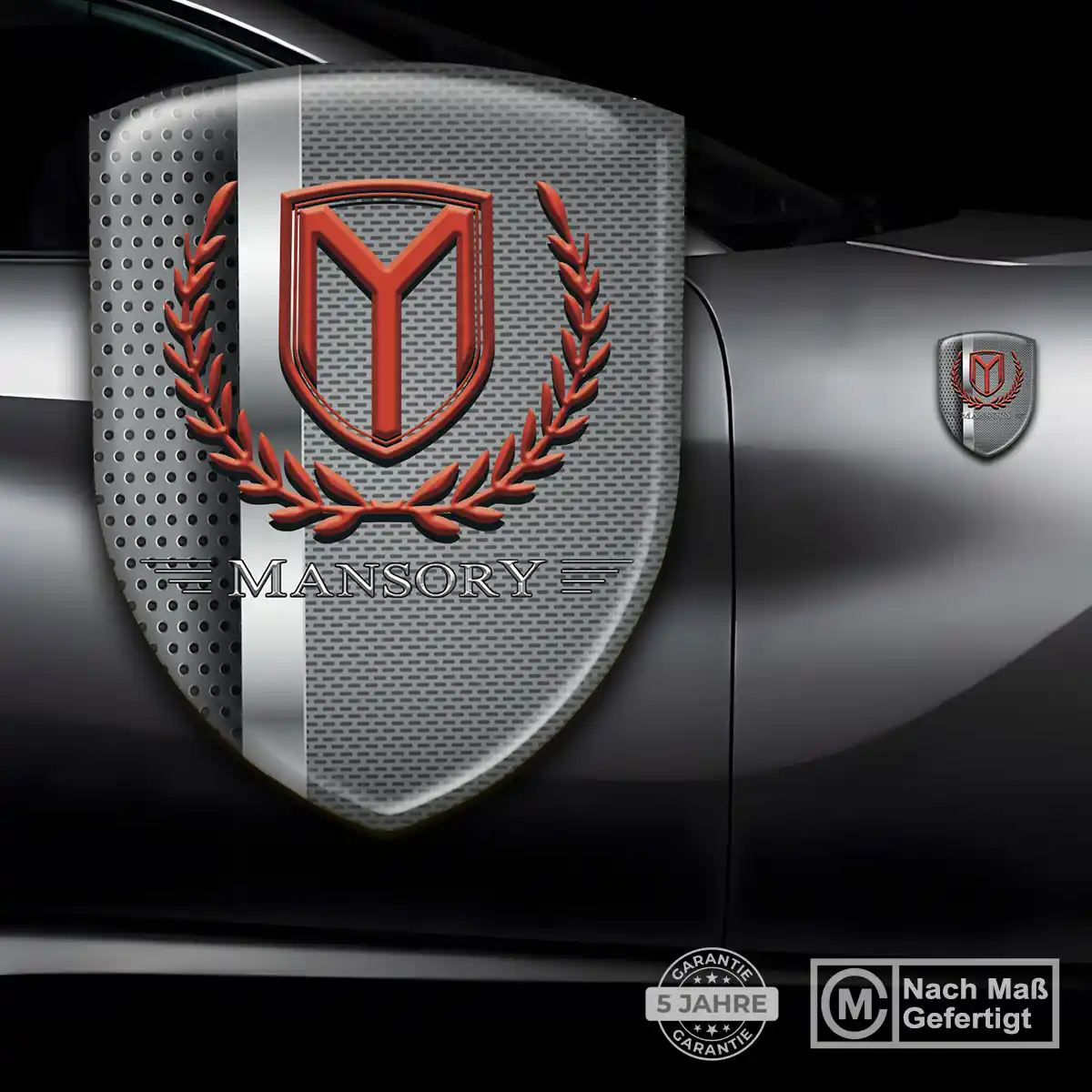 Mansory Wappen Aufkleber Emblem Auto Stilvolles Design