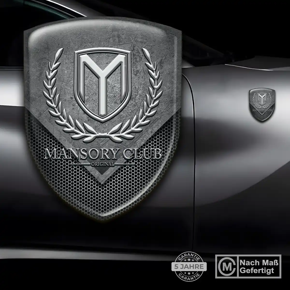 Mansory Wappen Aufkleber Emblem Auto Tuningfahrzeug