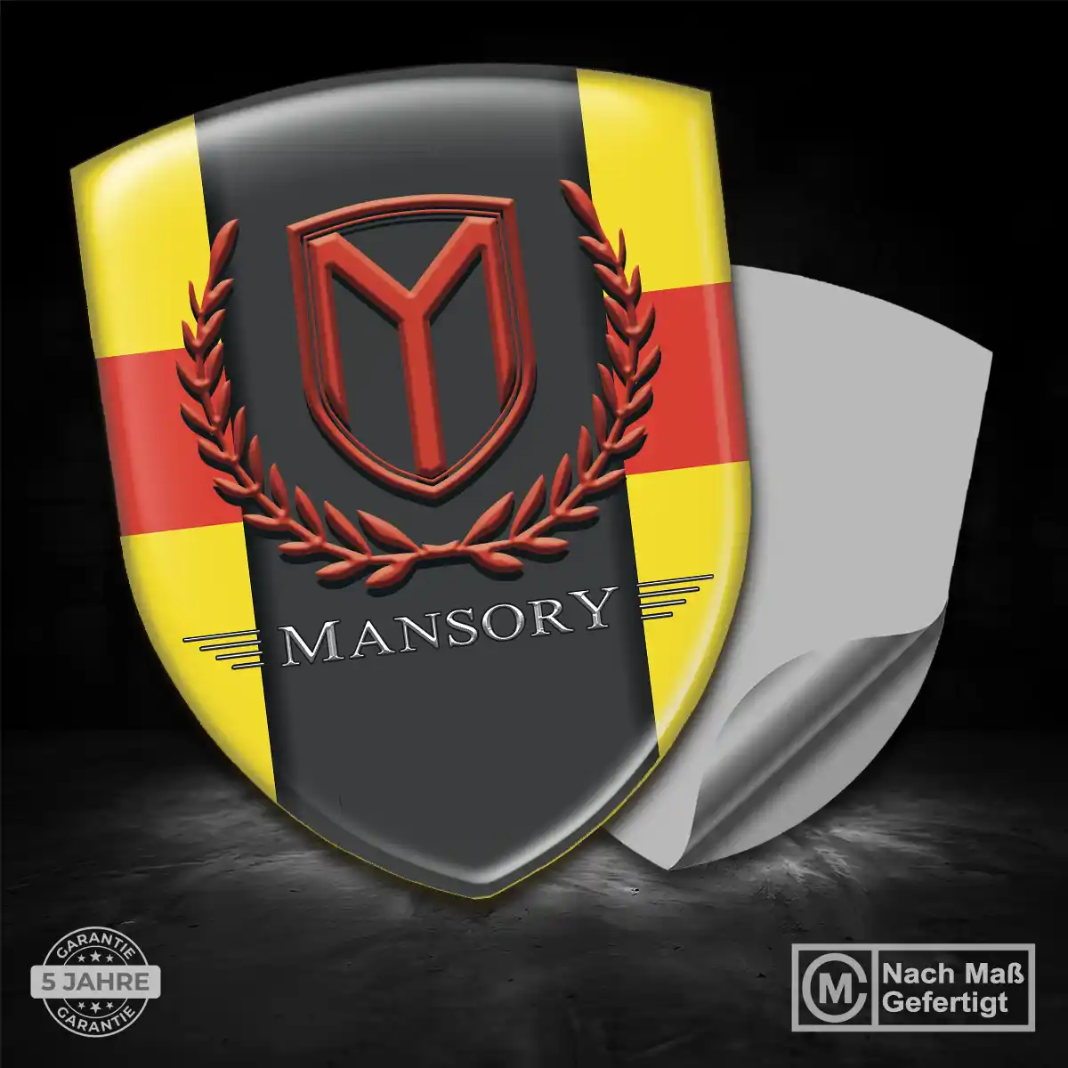 Mansory Wappen Aufkleber Emblem Exterieurdesign