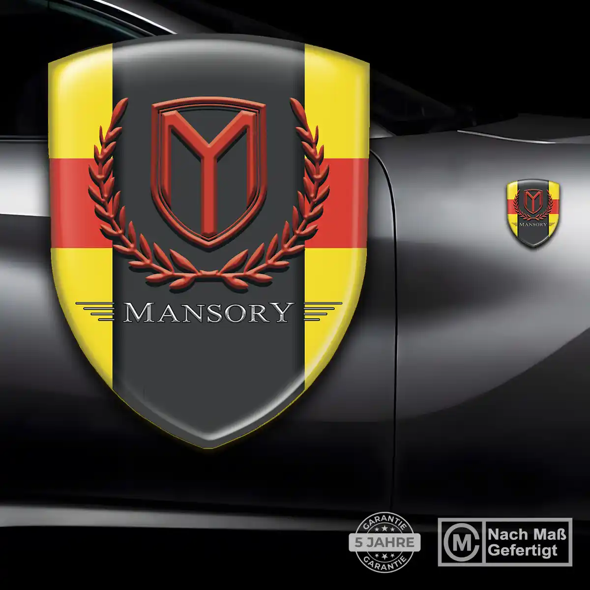 Mansory Wappen Aufkleber Emblem Exterieurdesign
