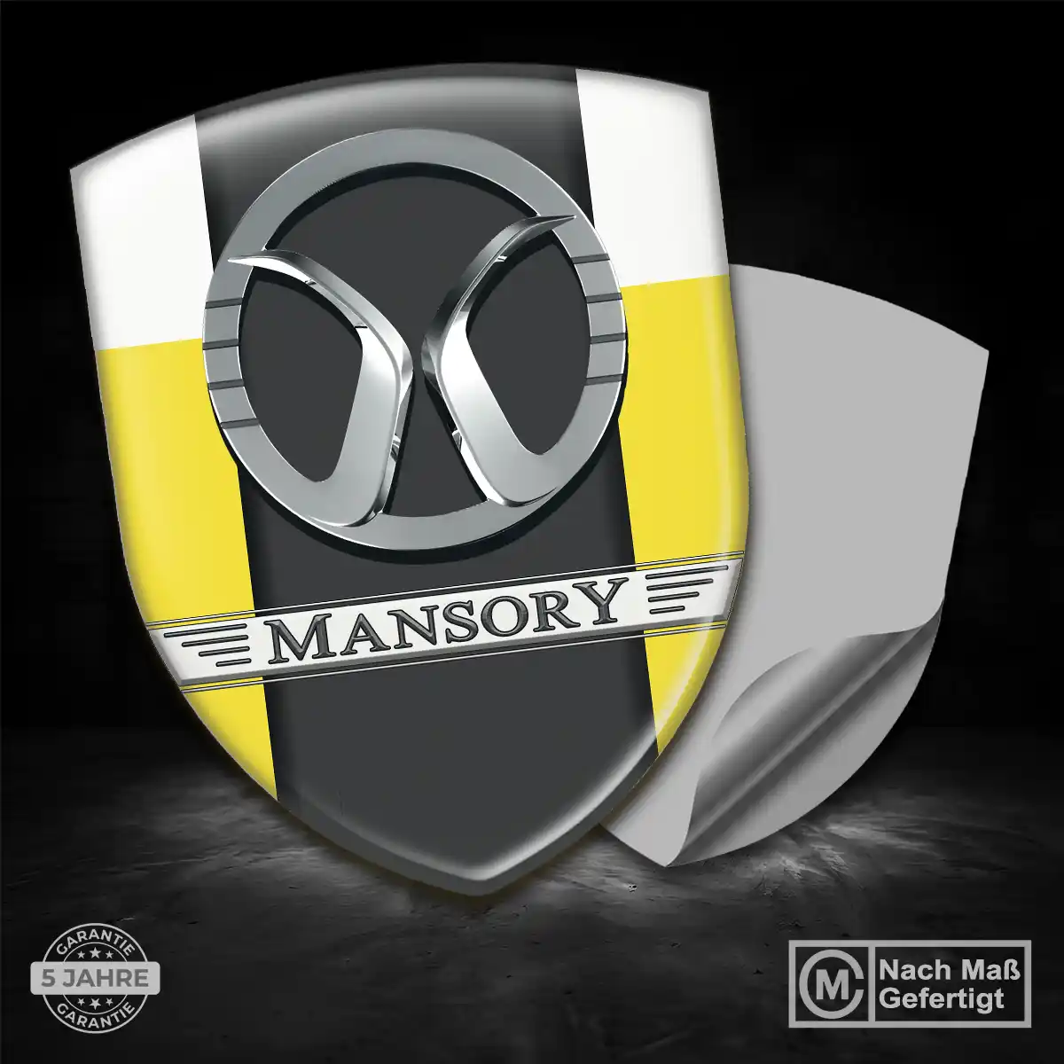 Mansory Wappen Aufkleber Emblem Hohe Qualität