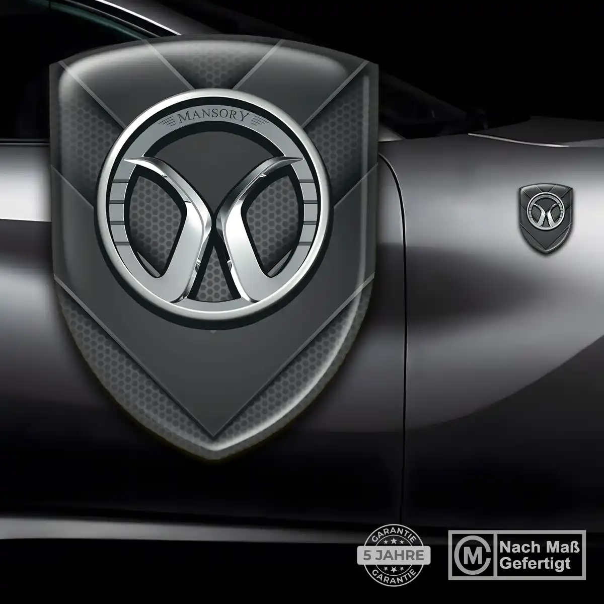 Mansory Wappen Aufkleber Emblem Luxus-Edition