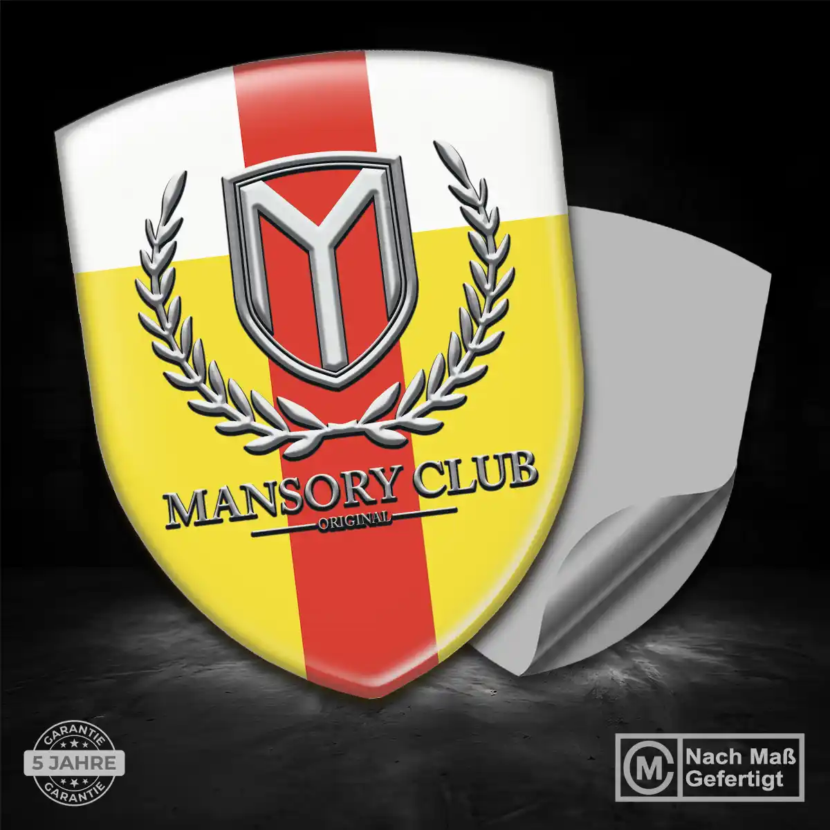 Mansory Wappen Aufkleber Emblem Premiumqualität
