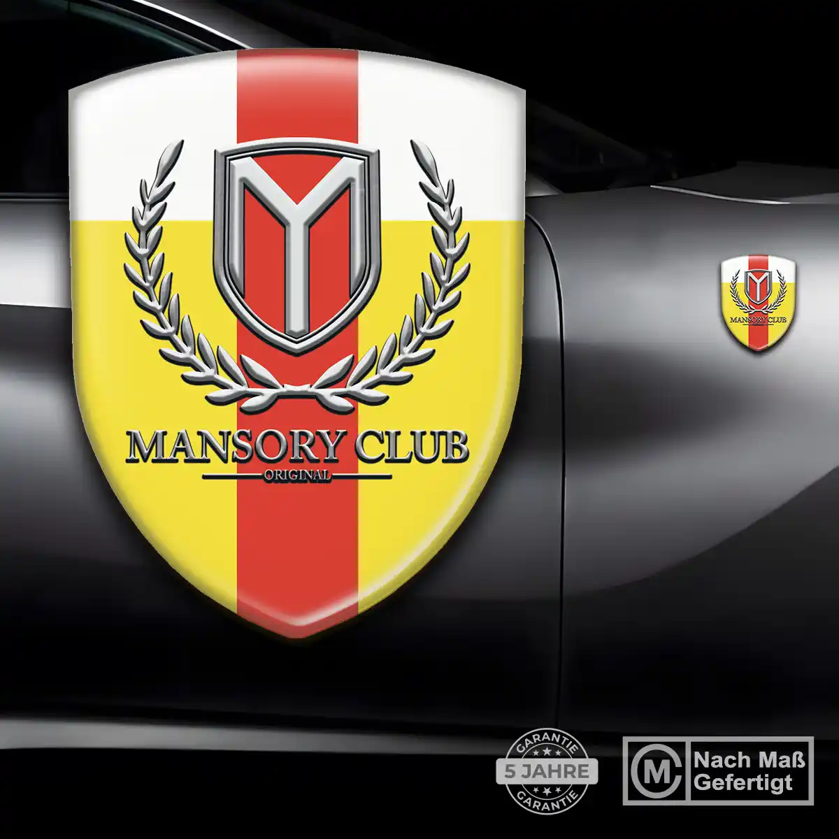 Mansory Wappen Aufkleber Emblem Premiumqualität