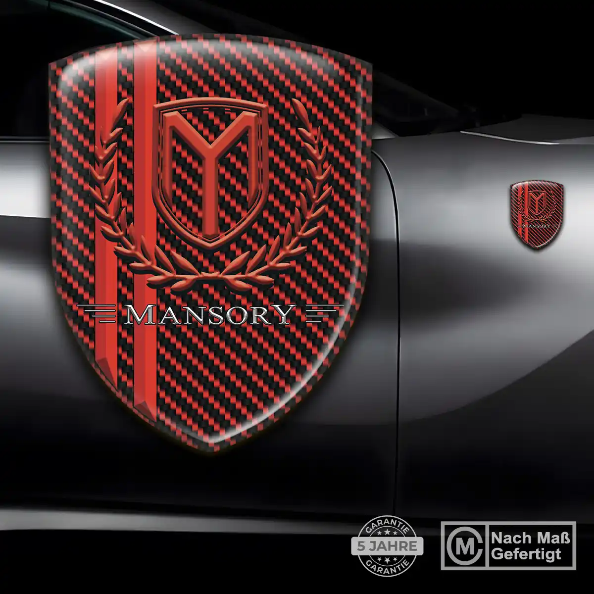 Mansory Wappen Aufkleber Exterieurdesign
