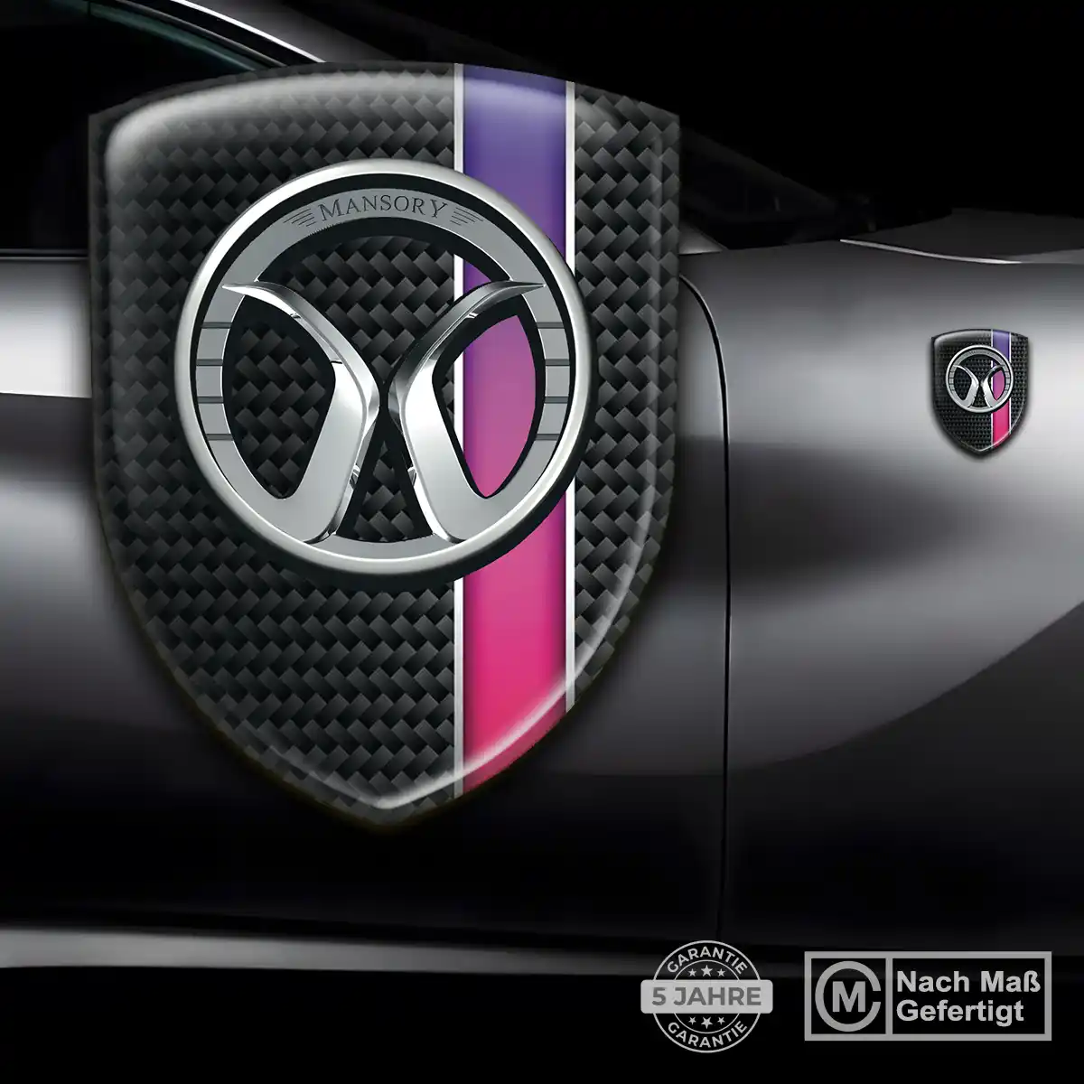 Mansory Wappen Aufkleber Hohe Qualität