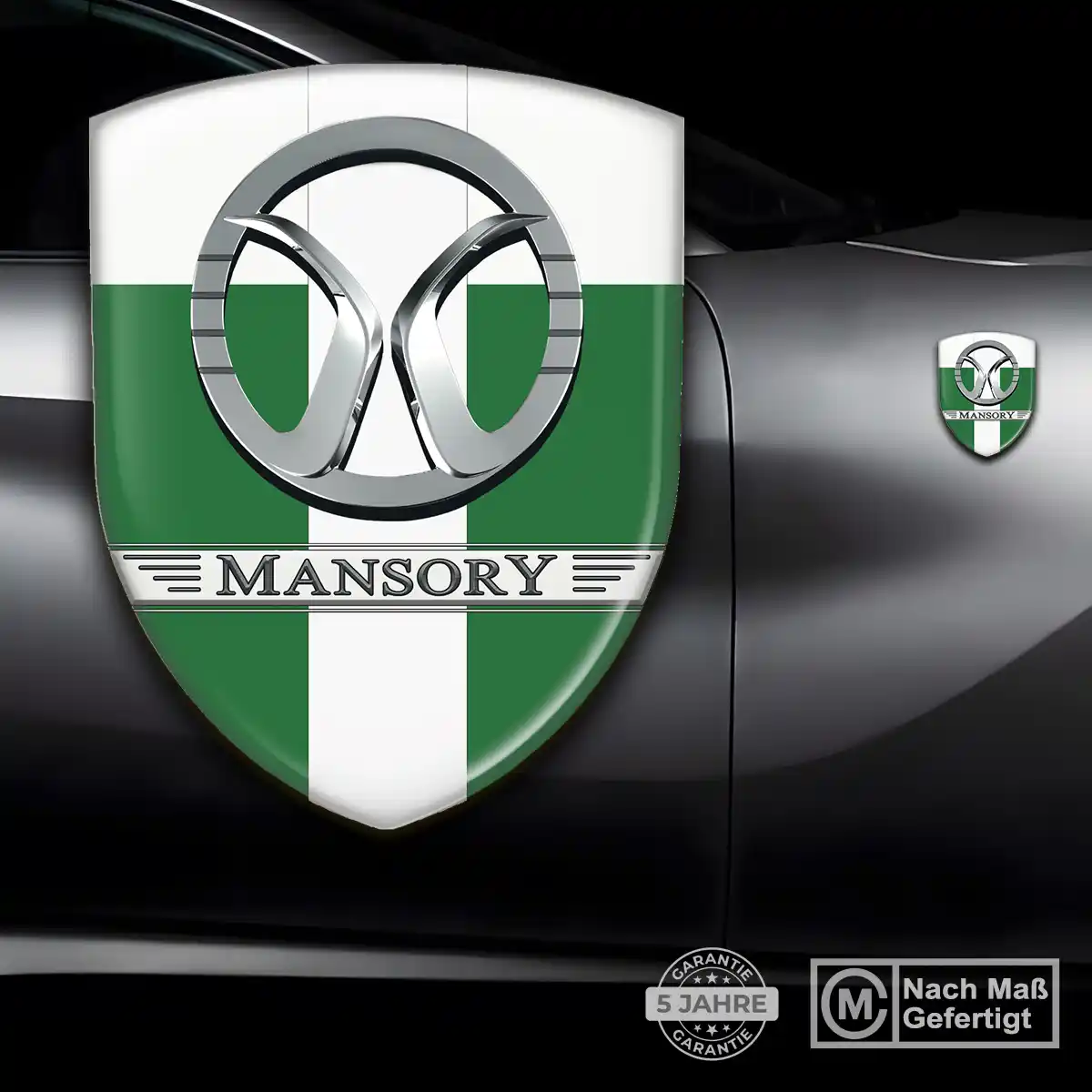 Mansory Wappen Aufkleber Interieurdesign