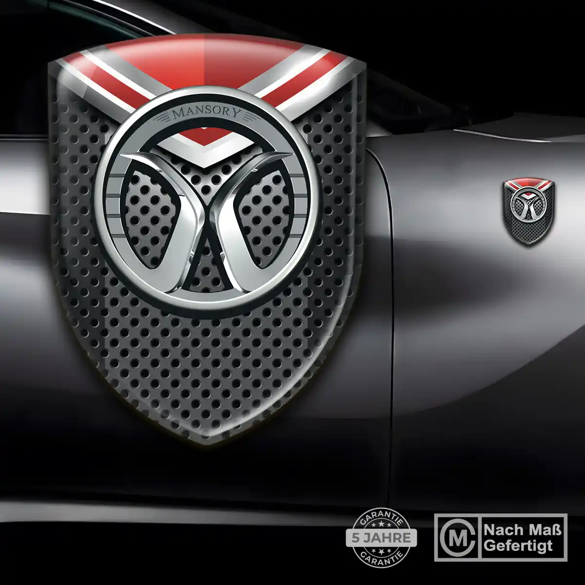 Mansory Wappen Aufkleber Limitierte Auflage