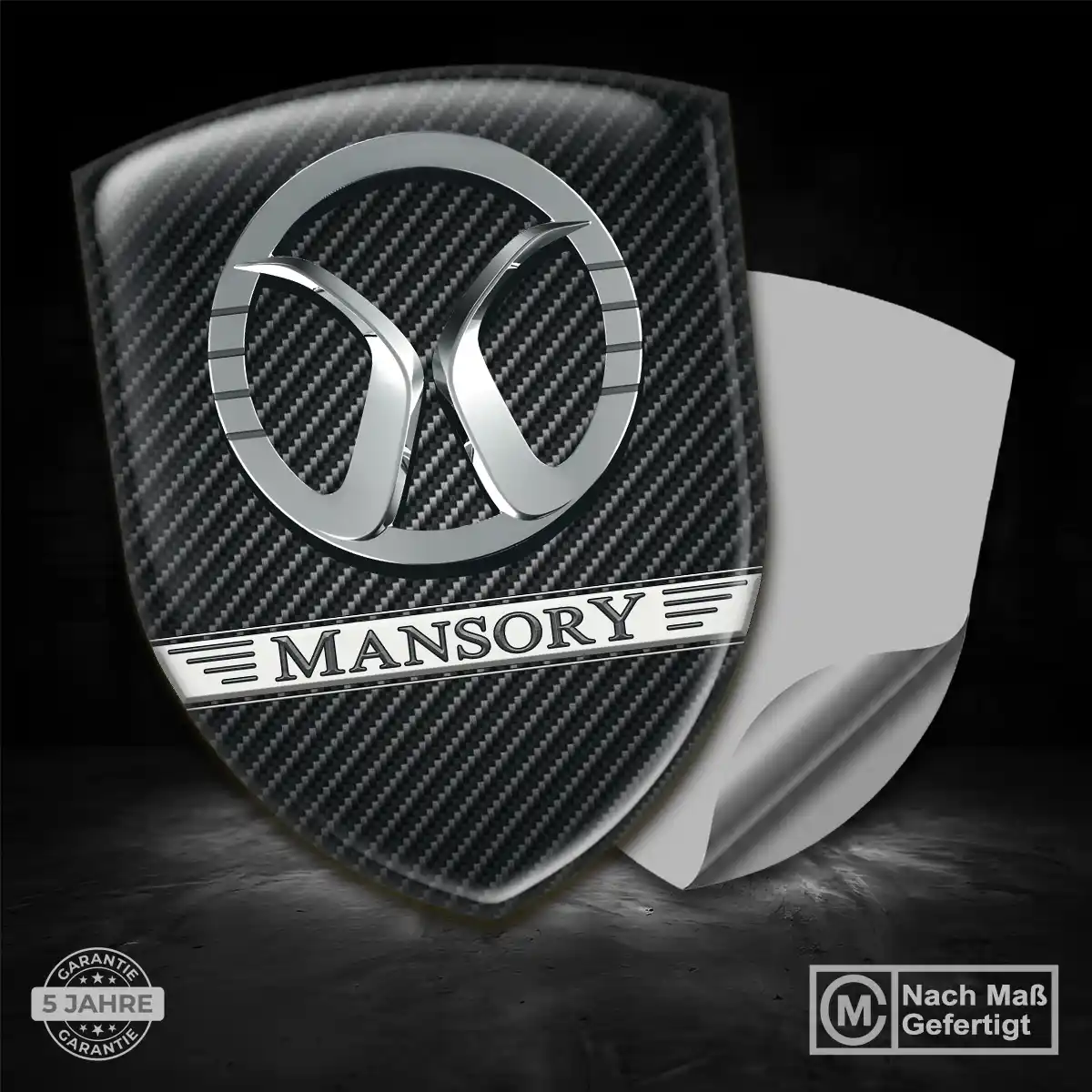 Mansory Wappen Aufkleber Markenedition