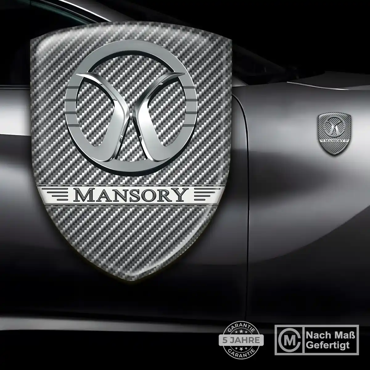 Mansory Wappen Aufkleber Stilvolles Design