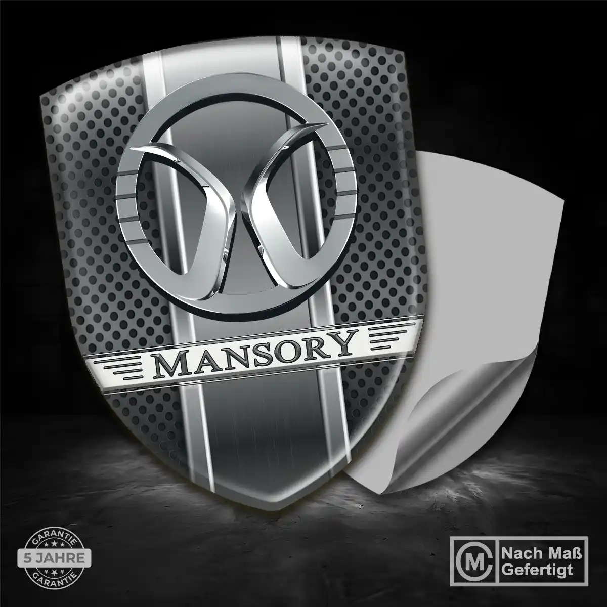 Mansory Wappen Aufkleber Tuningfahrzeug