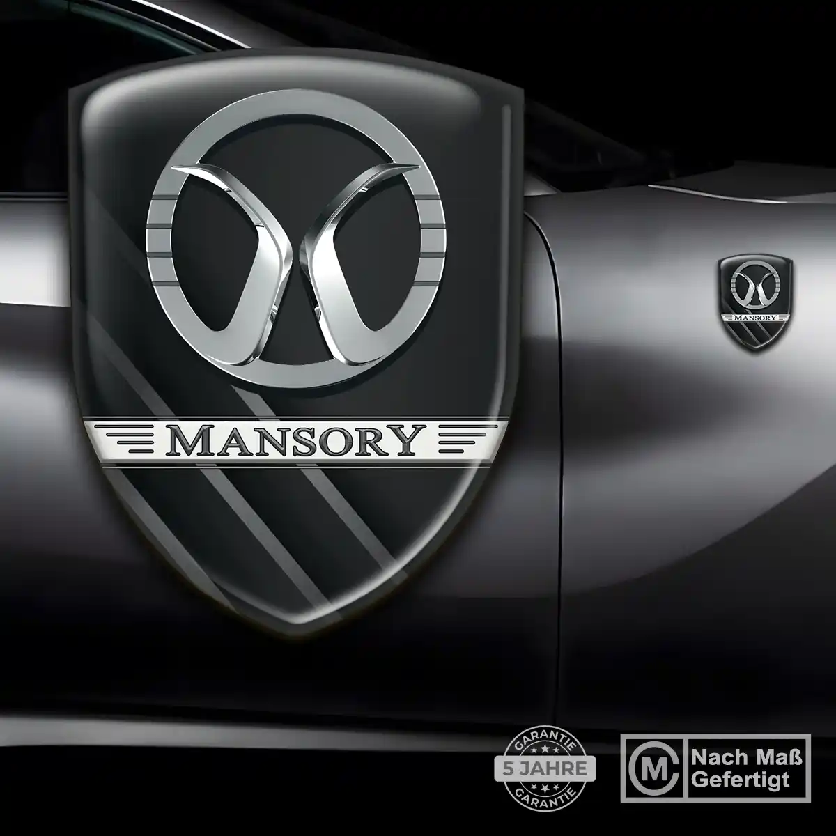 Mansory Wappen Emblem Aufkleber Auto Elegantes Design