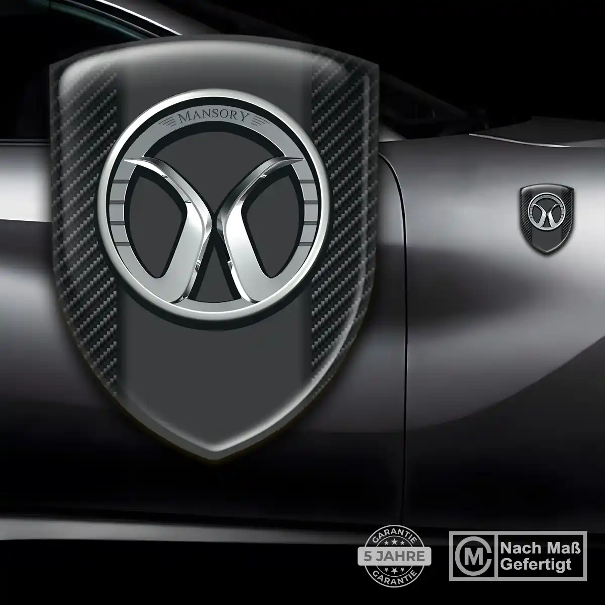 Mansory Wappen Emblem Aufkleber Auto Exterieurdesign