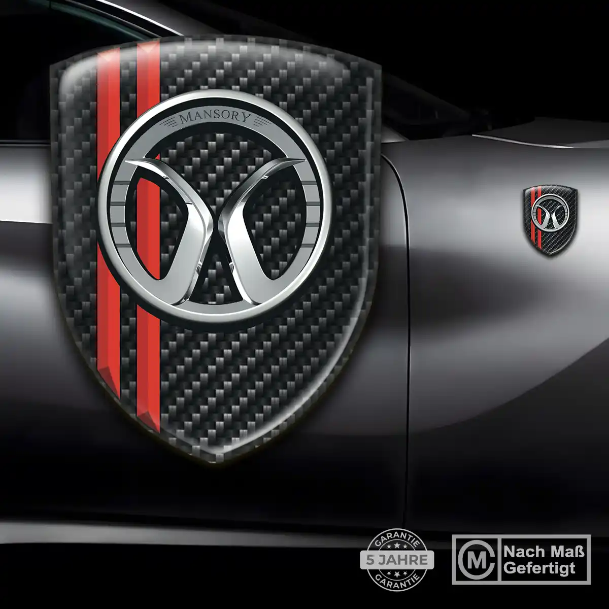 Mansory Wappen Emblem Aufkleber Auto Interieurdesign