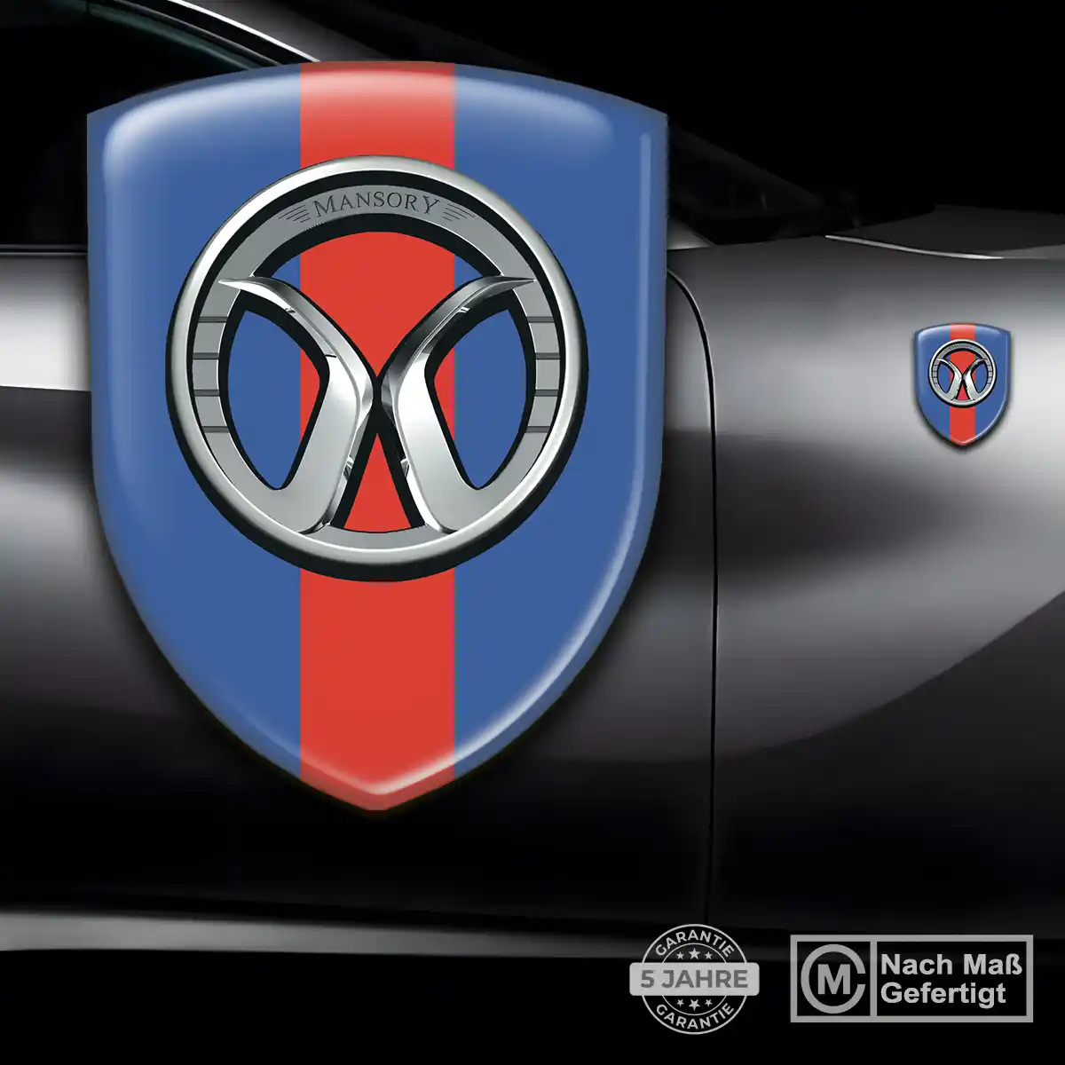 Mansory Wappen Emblem Aufkleber Auto Limitierte Auflage