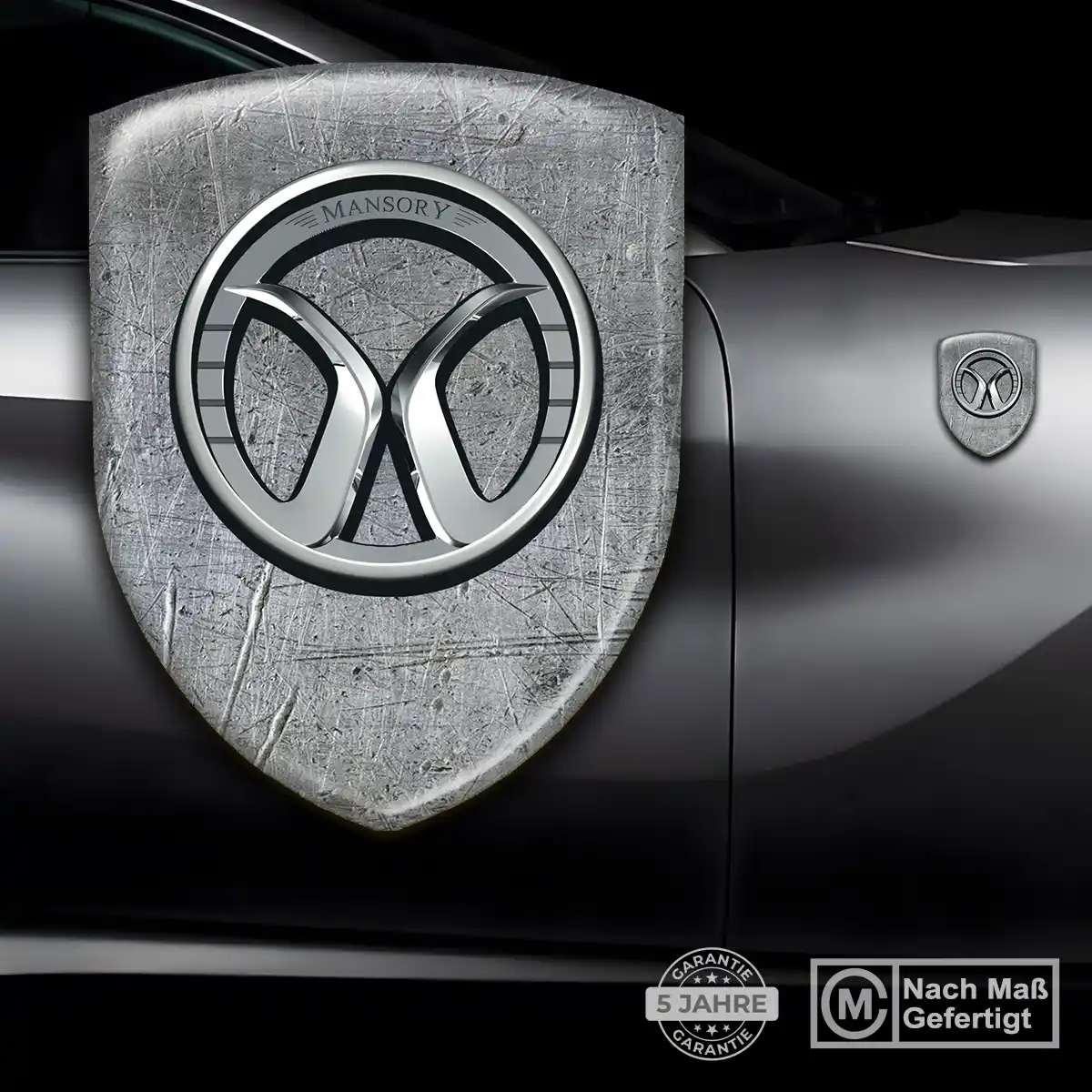 Mansory Wappen Emblem Aufkleber Auto Stilvolles Design