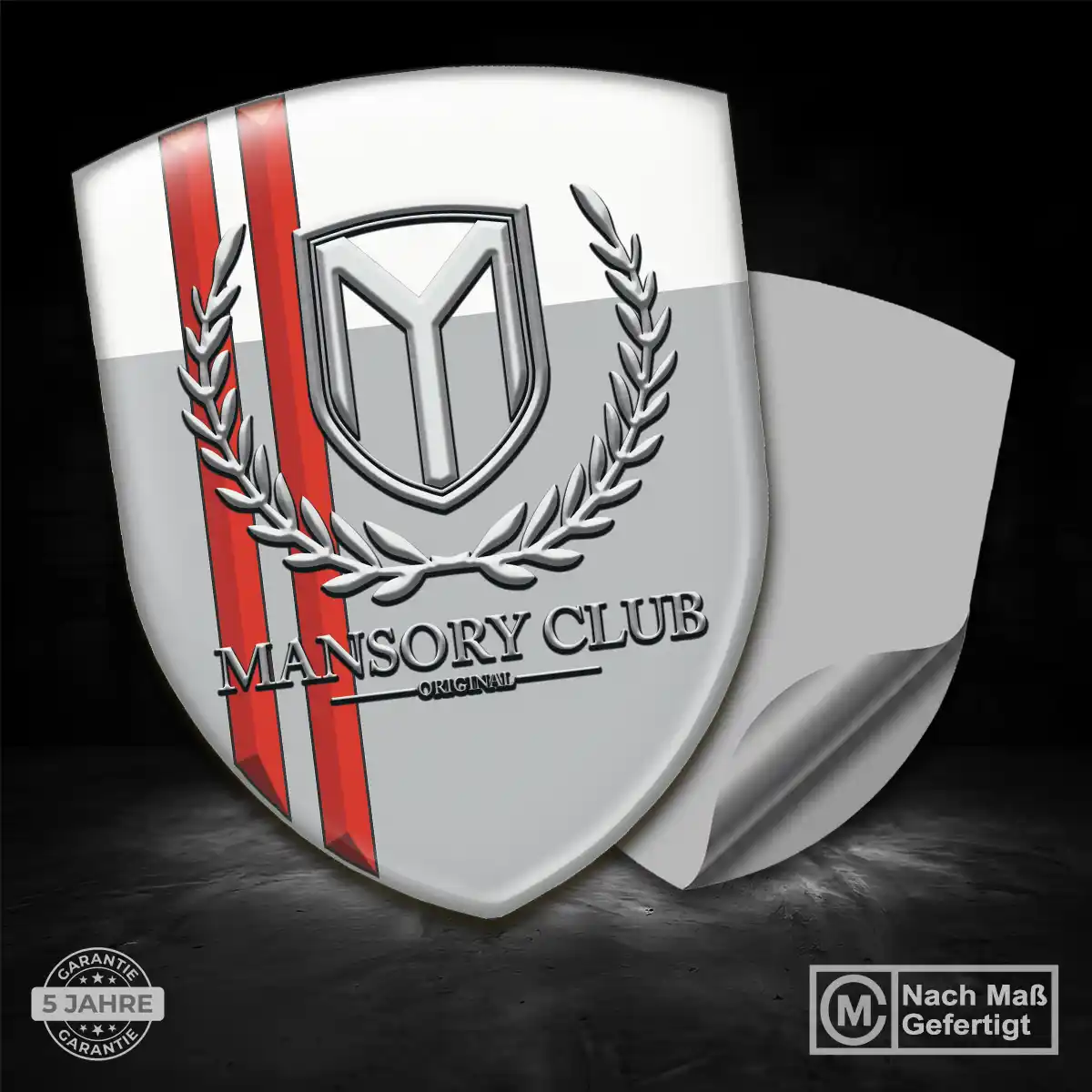 Mansory Wappen Emblem Aufkleber Auto Tuningfahrzeug
