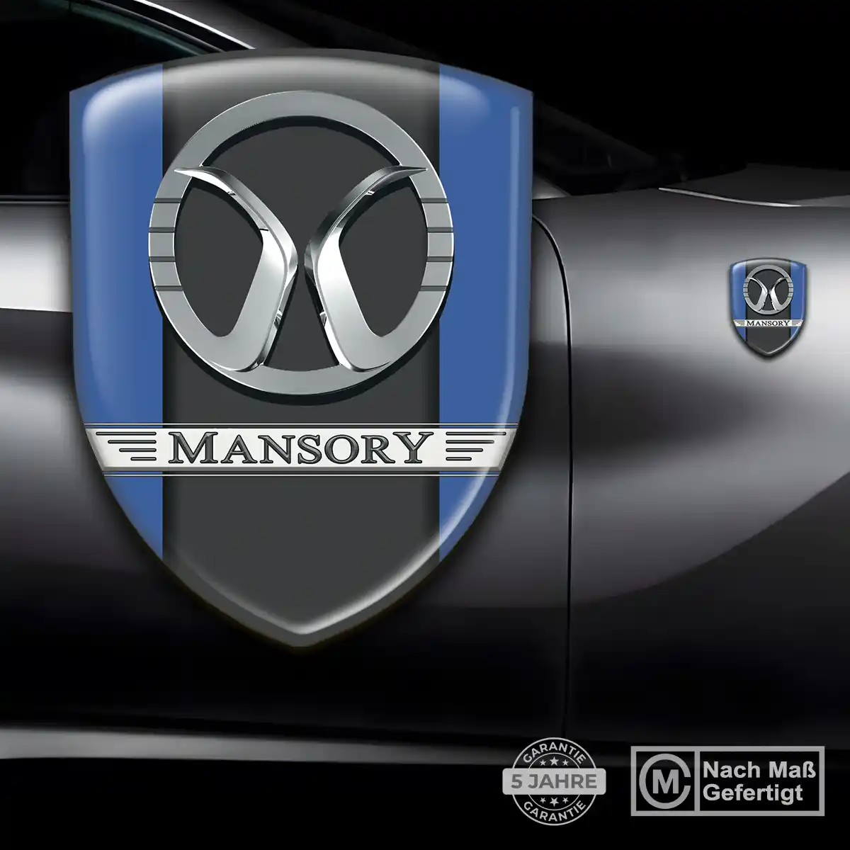 Mansory Wappen Emblem Aufkleber Edles Design