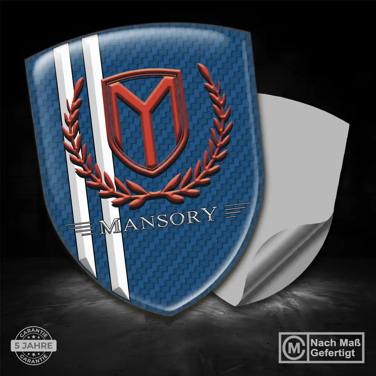 Mansory Wappen Emblem Aufkleber Exterieurdesign