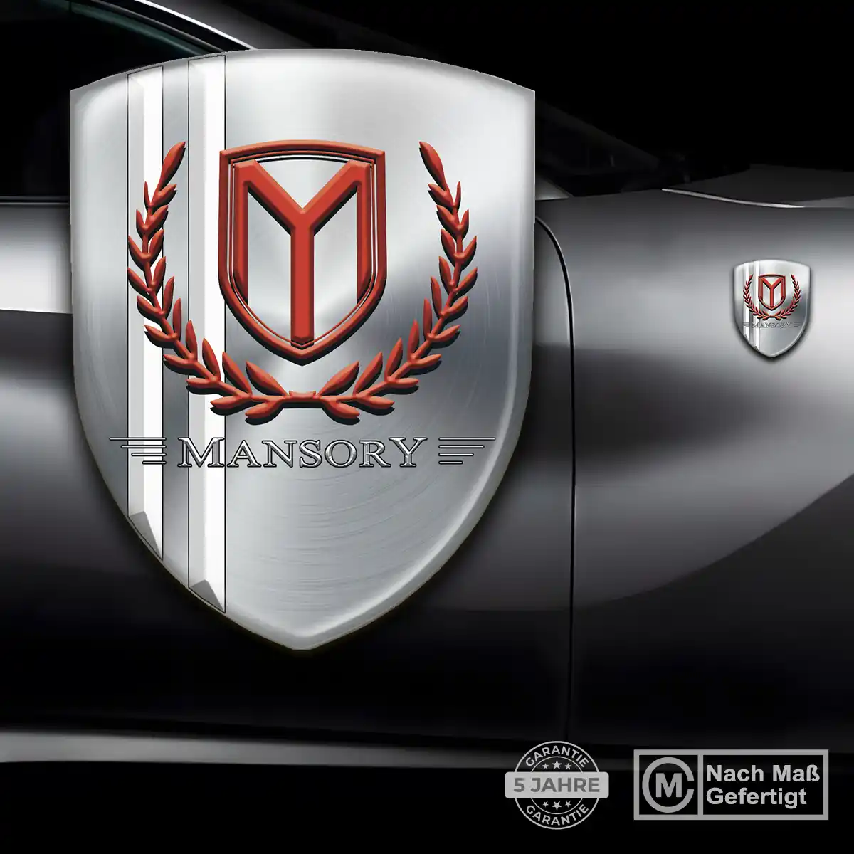 Mansory Wappen Emblem Aufkleber Hohe Qualität