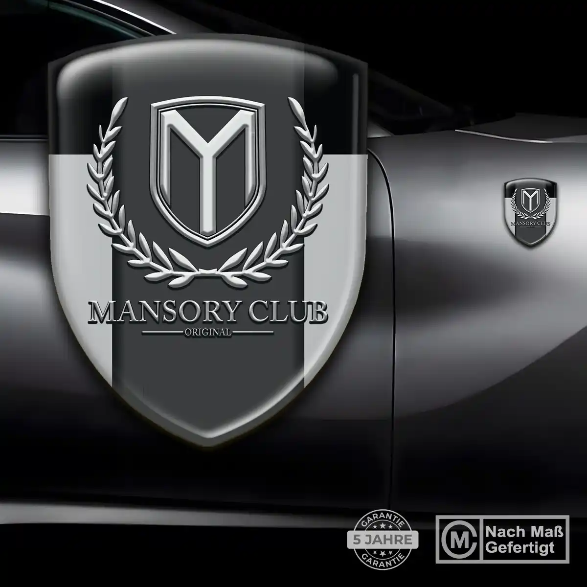 Mansory Wappen Emblem Aufkleber Luxus-Edition