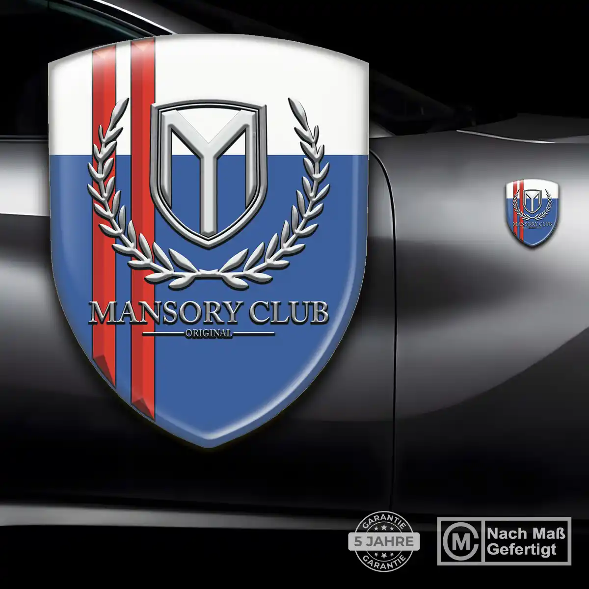 Mansory Wappen Emblem Auto Edles Design