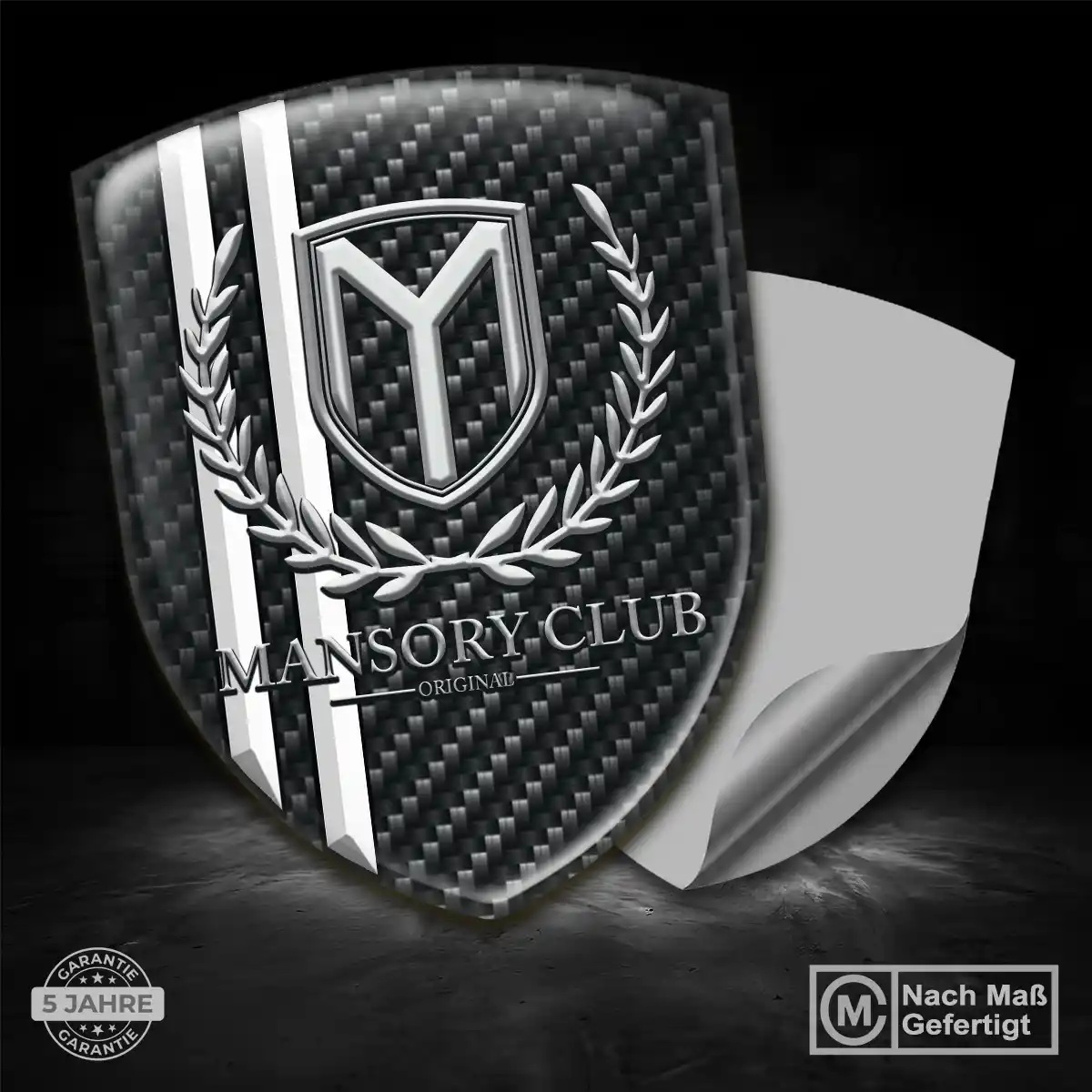 Mansory Wappen Emblem Auto Elegantes Design