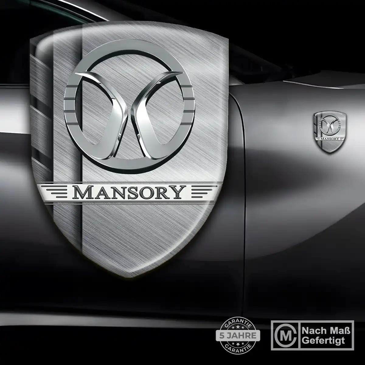Mansory Wappen Emblem Auto Exterieurdesign